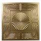 Golden Wave Design 3D Ceiling Panel – 2×2 Feet