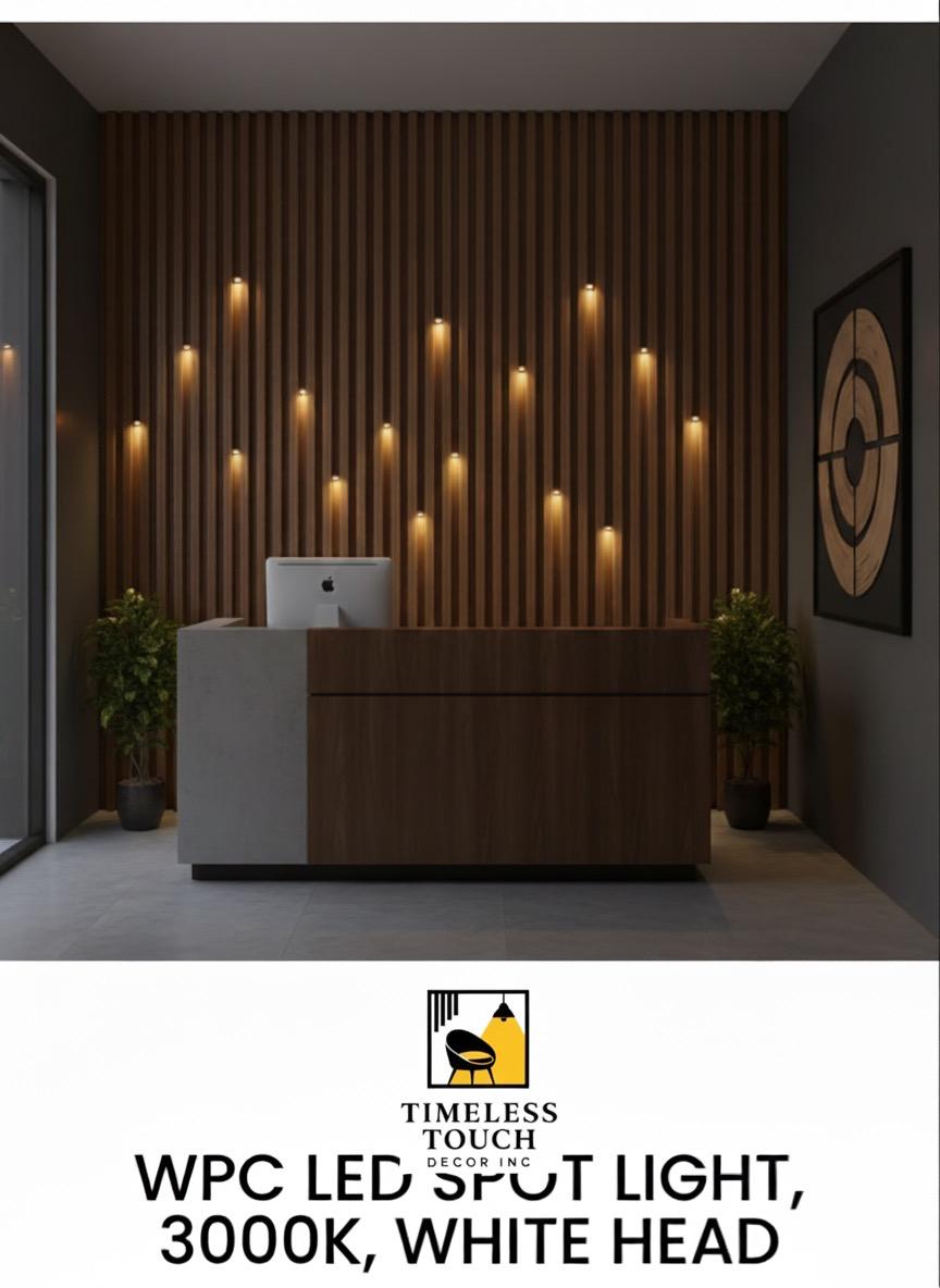 WPC Accessory LED Spot Light - 3000K Warm White (White Head)