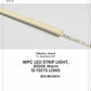 10 FT WPC LED Strip Light (3000K Warm White / Architectural Profile)
