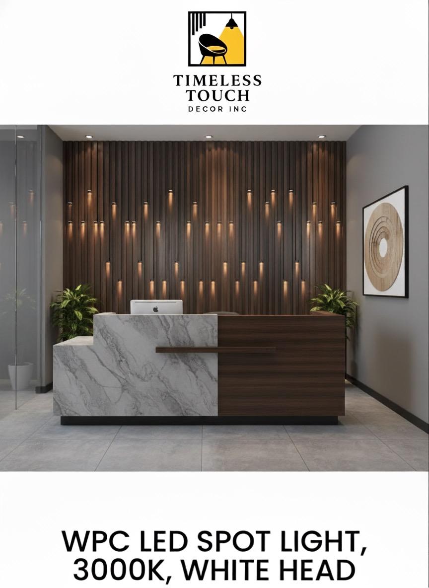 WPC Accessory LED Spot Light - 3000K Warm White (White Head)