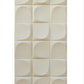 Architectural 3D Modular Quadrant Wall Panels (Pure White/Light Gray)