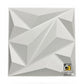 3D White Abstract Flowing Vertical Lines Wall Panel