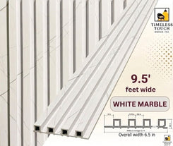Modern Grey Fluted Wall Panel | Easy Install, Textured Finish
