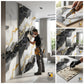 UV Marble Sheet 4' × 8' – 3mm Thickness, MT9019-G