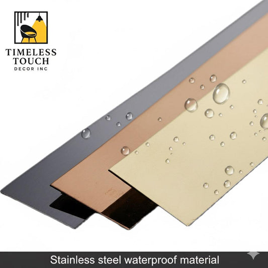 Waterproof Stainless Steel Look Sheet Material - Multi-Color (DIY Accent)