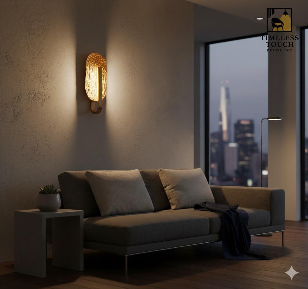 Modern LED Water Ripple Chandelier / Flush Mount - 4 Ring Crystal Effect