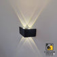 Modern White Fluted Cylinder Up/Down Wall Sconce (Architectural Ribbed Light)