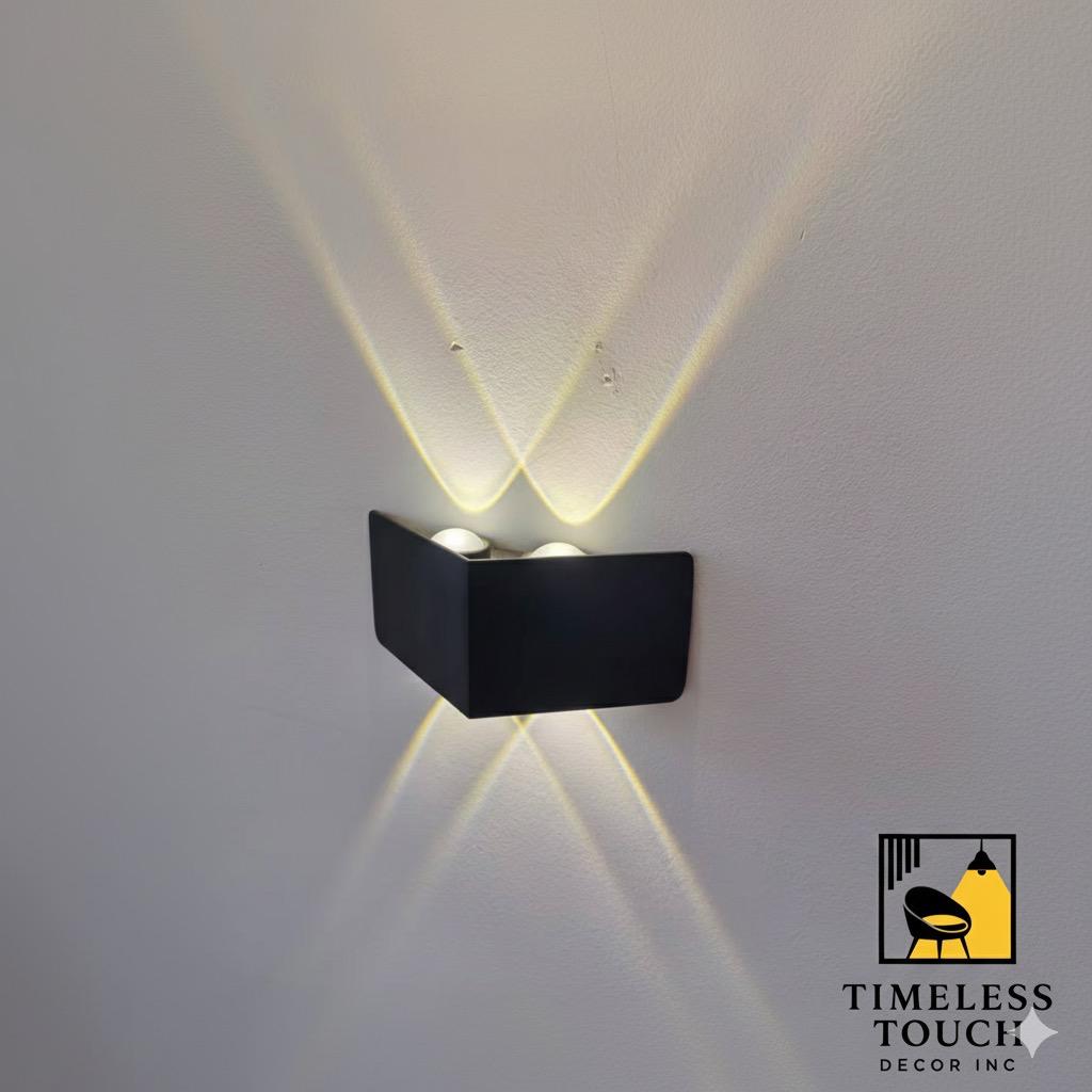 Modern White Fluted Cylinder Up/Down Wall Sconce (Architectural Ribbed Light)