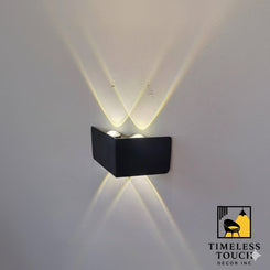 Modern White Fluted Cylinder Up/Down Wall Sconce (Architectural Ribbed Light)