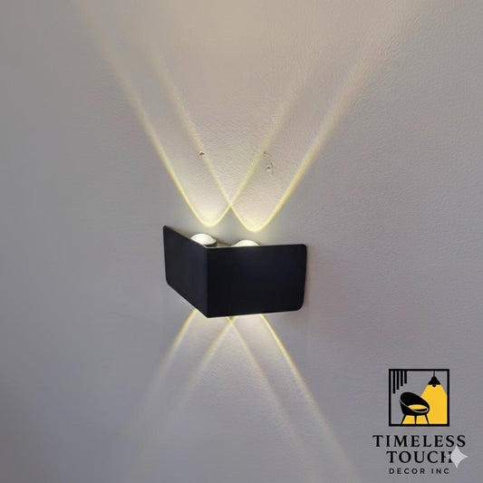 Modern White Fluted Cylinder Up/Down Wall Sconce (Architectural Ribbed Light)