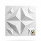 3D White Convex Cushion Geometric Wall Panel (Padded / Quilted Effect)
