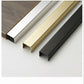 10 FT WPC U-Shape Stainless Steel Look Trim (Multi-Color Edge Cap)