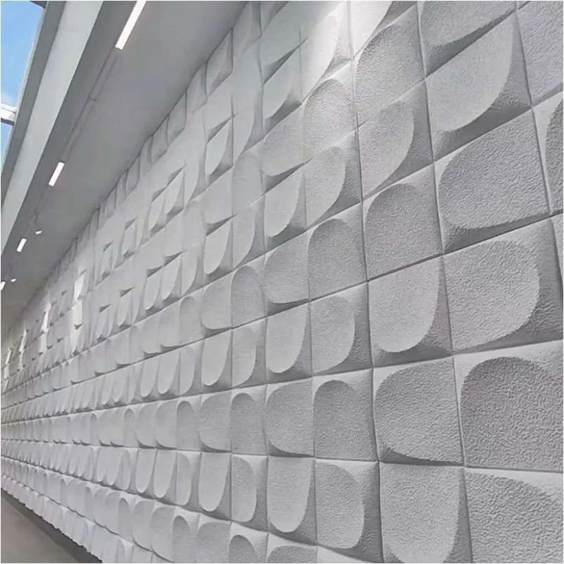 Architectural 3D Modular Quadrant Wall Panels (Pure White/Light Gray)