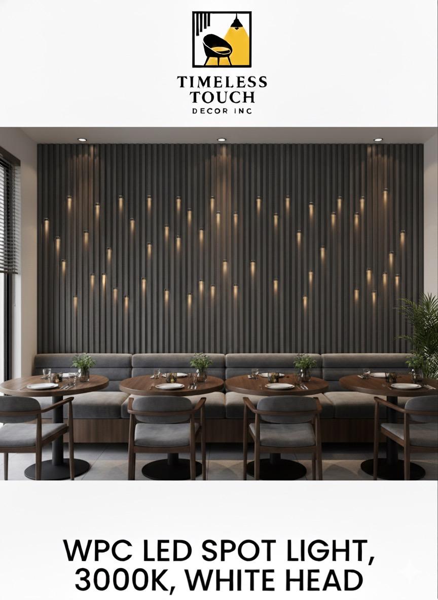 WPC Accessory LED Spot Light - 3000K Warm White (White Head)