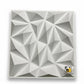 3D White Starburst / Compass Geometric Wall Panel