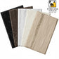 3D Textured Vertical Fluted Wall Panel (Mid-Tone Taupe/Brown)