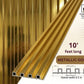 Luxury Polished Gold Fluted Wall Panel (High-Gloss Metallic Slat)