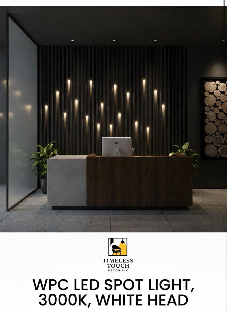 WPC Accessory LED Spot Light - 3000K Warm White (White Head)