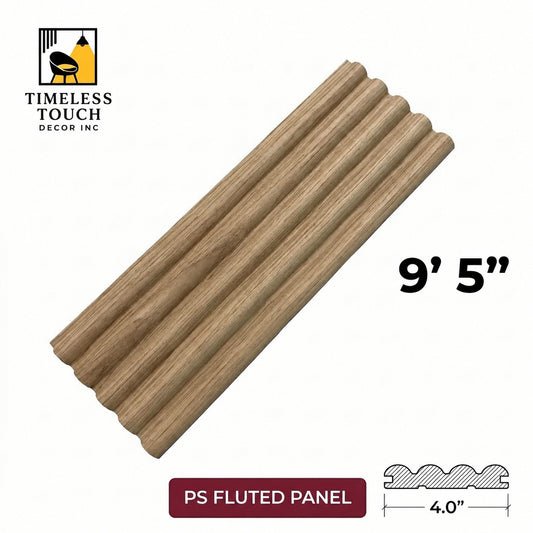 Wood Grain PS Fluted Wall Panel – 9ft x 6.2
