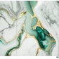 Luxury Emerald Green & Gold UV Marble Sheet – 4' x 9'
