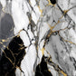 Black & Gold Calacatta UV Marble Sheet (9ft x 4ft)