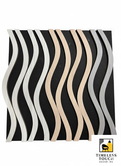 Modern Light Oak Fluted Wall Panel (Acoustic Slat Design)